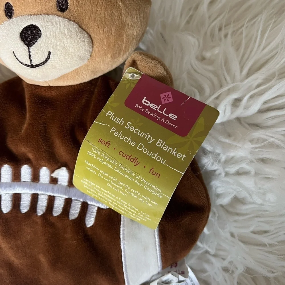 Belle Teddy Bear Football Security Plush